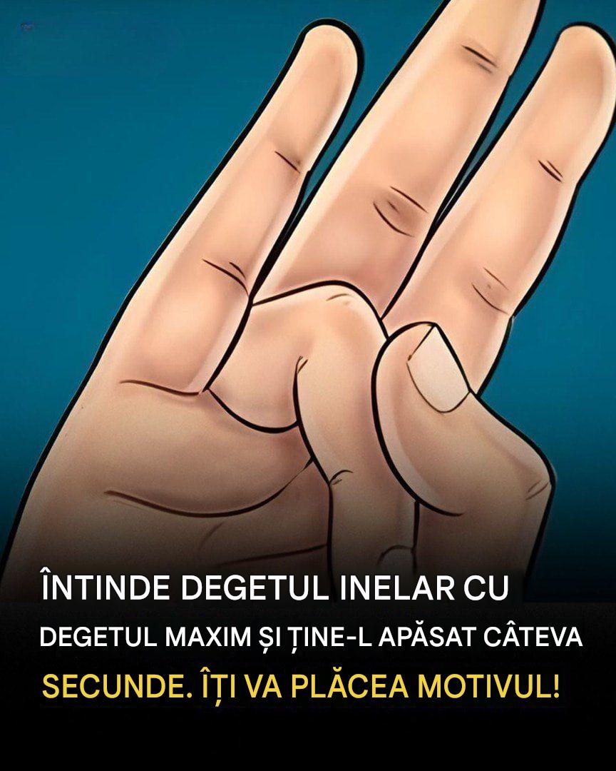 Întindeți-vă degetul inelar cu degetul mare și țineți-l – Descoperiți beneficiile surprinzătoare