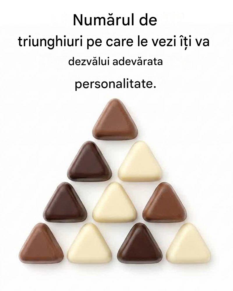 Numărul de triunghiuri pe care le vezi îți va dezvălui adevărata personalitate.