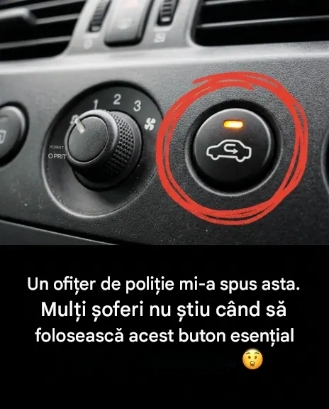 Mulți șoferi nu știu când să folosească acest buton
