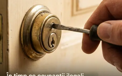 În timp ce ocupanții ilegali schimbau încuietorile, intervenția curajoasă a vecinilor a prevenit ce se întâmplase mai rău.