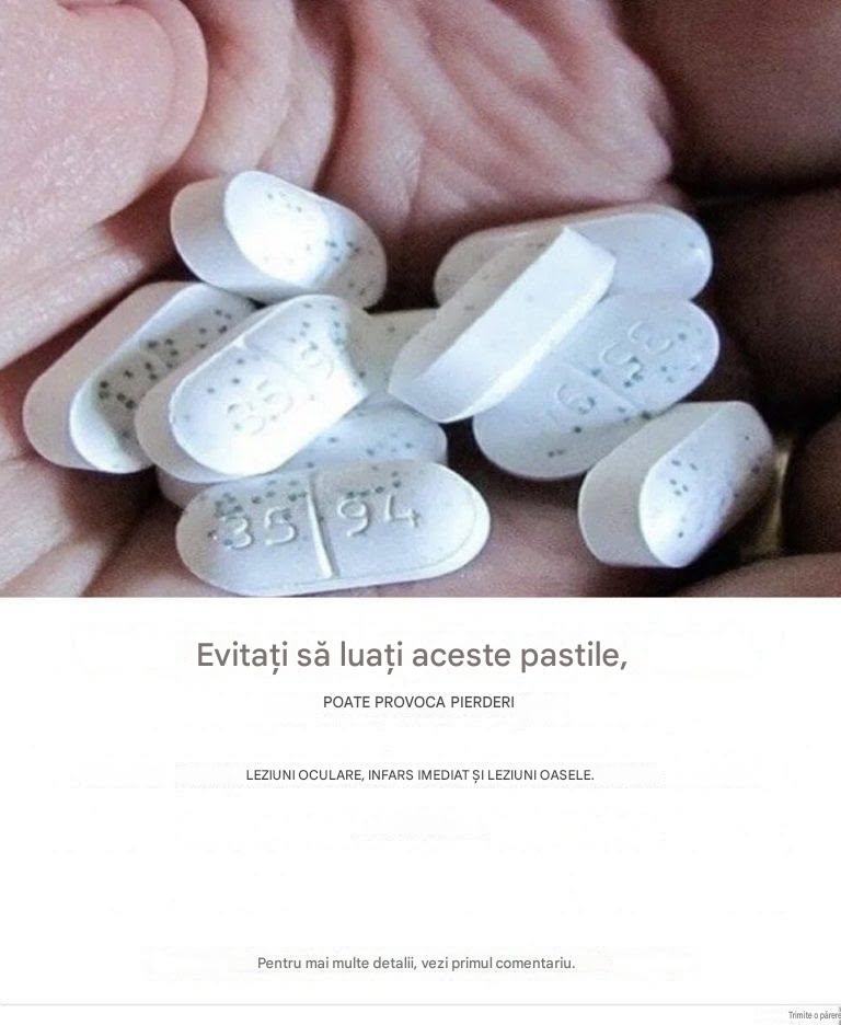 ATENŢIE! ACESTE COMPRIMATE POT PROVOCA CHEAGURI DE SÂNGE ȘI ATACURI DE CORD