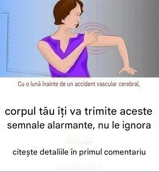 Accident vascular cerebral: Aceste semne care apar cu o lună înainte.