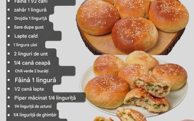 Rețetă de chifle cremoase cu pui | Chifle moi cu pui, în stil brutărie