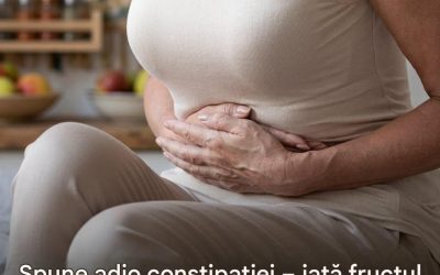 Un fruct care poate ajuta la ameliorarea naturală a constipației. 👌🍏