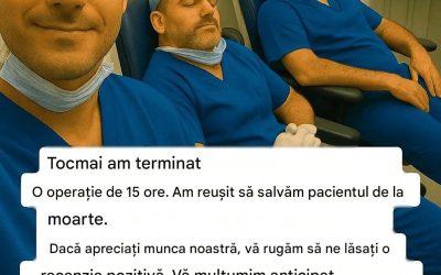 Am petrecut 15 ore în sala de operație