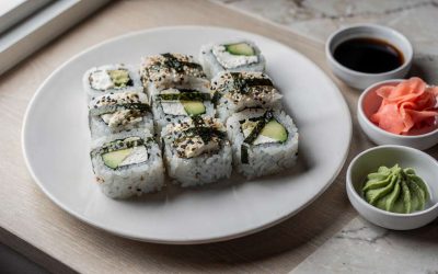Rulouri California cu brânză de oaie: o rețetă delicioasă