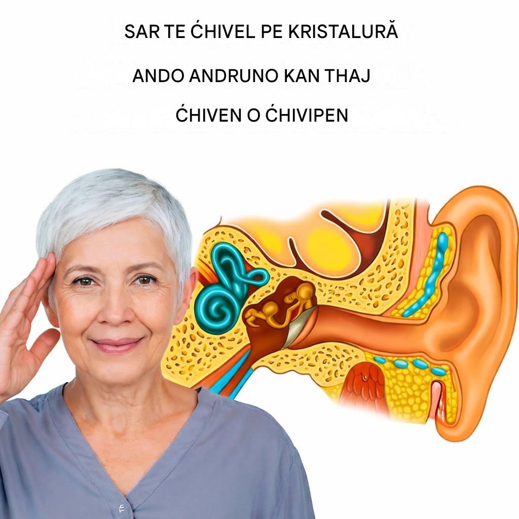 Sar te lel pes o kristalo andar o kan thaj te ciknjarel pes o vertigo