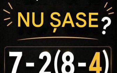 De ce Internetul se ceartă pe această problemă simplă de matematică: 7 – 2(8 – 4) verifică primul comentariu pentru răspuns…