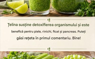 Această băutură simplă cu țelină și lime a surprins mulți oameni cu efectele sale. Află de ce atât de mulți oameni o încorporează în rutina lor zilnică. REȚETA ÎN PRIMUL COMENTARIU 👇💬