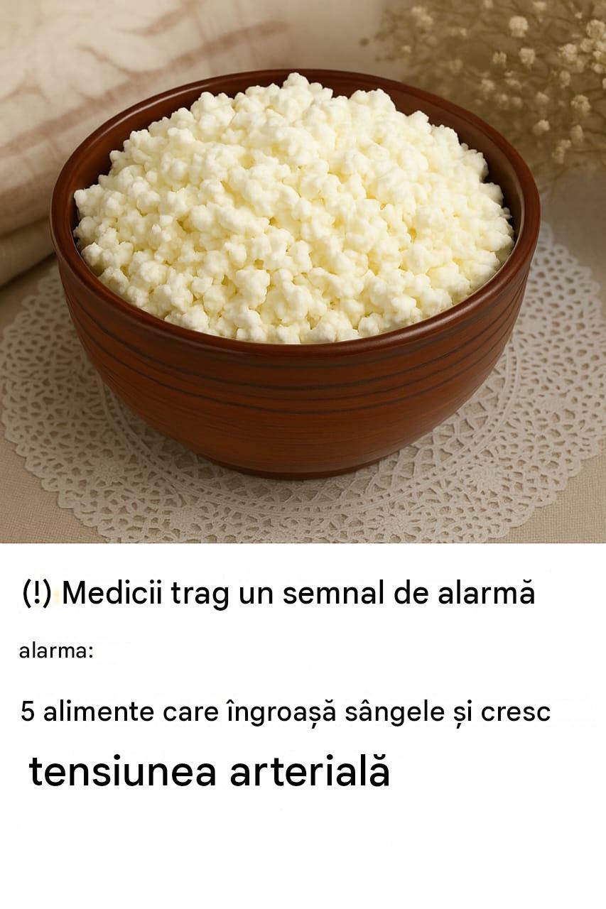 Medicii trag semnal de alarmă: 5 alimente care îngroașă sângele și cresc tensiunea arterială