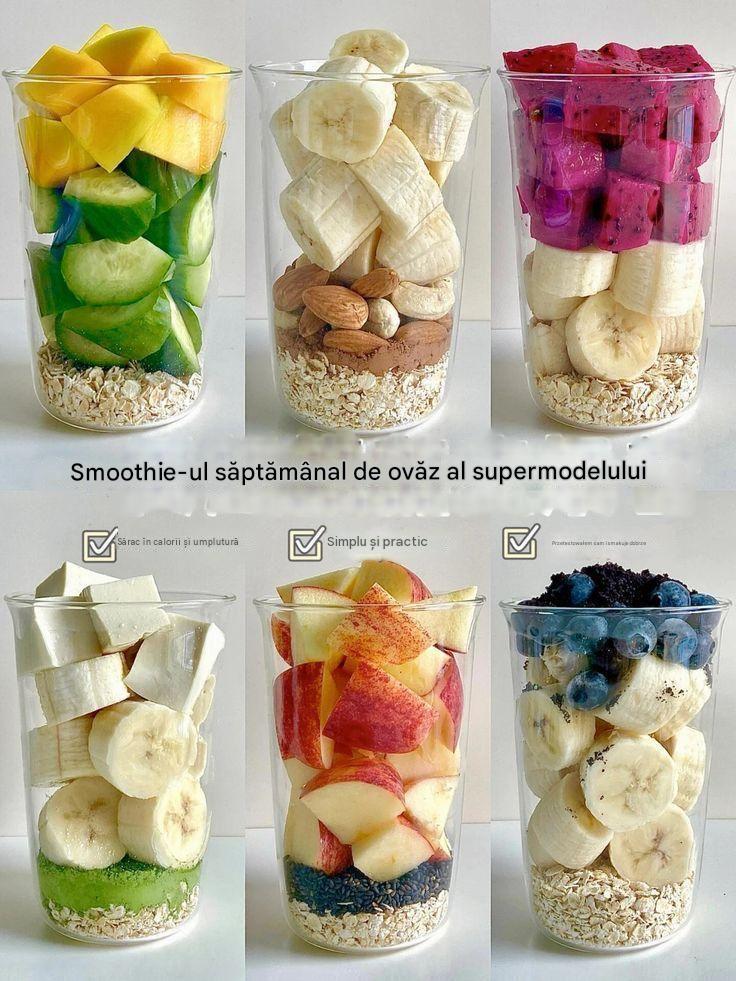 7 smoothie-uri pentru o siluetă frumoasă: un program săptămânal de smoothie-uri cu ovăz potrivite pentru un model