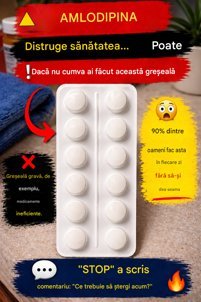 8 obiceiuri pe care ar trebui să le renunți anul acesta dacă iei amlodipină – și de ce