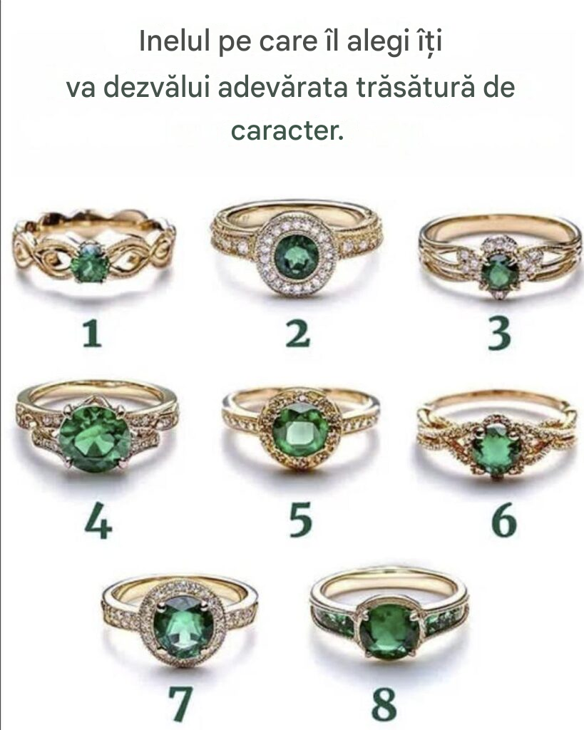 Inelul pe care îl alegi îți va dezvălui adevărata trăsătură de caracter.