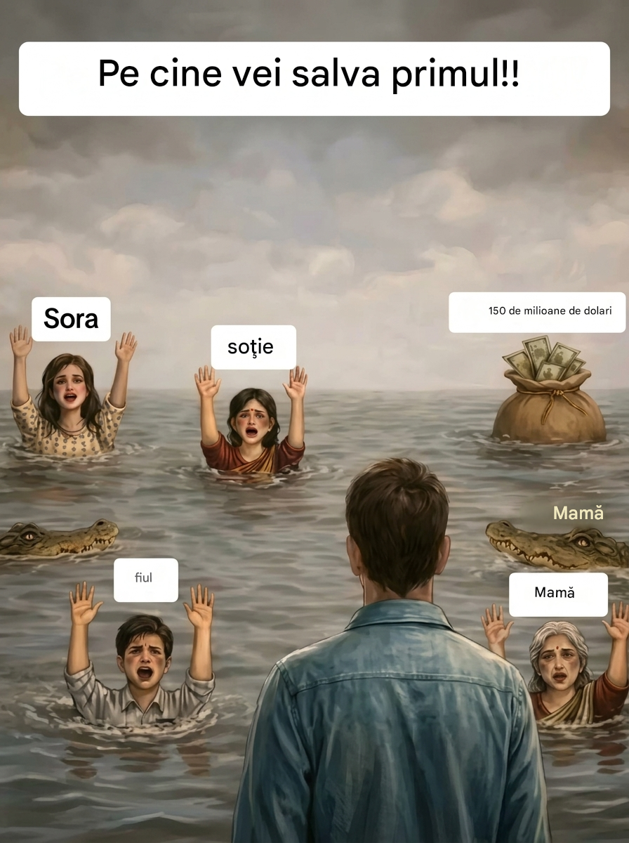 🧠⚖️ Dilema salvării: „Îl vei salva primul?” și Decizii imposibile Un test de logică și judecată rapidă care îți va pune mintea la încercare! 🤯 Unele situații nu au un răspuns evident, iar alegerea corectă depinde de analiză, priorități și interpretarea contextului. ⚡👀 🍀 Ingrediente: ✔️ Gândire critică ✔️ Logică ✔️ Luare rapidă a deciziilor Rețeta este în primul comentariu 👇