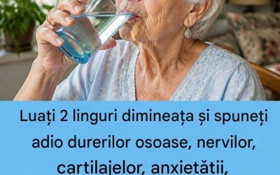 Doar un pahar din asta în fiecare dimineață îți va repara întregul corp. Pentru a continua să primești rețetele mele, spune-mi doar ceva… Mulțumesc!