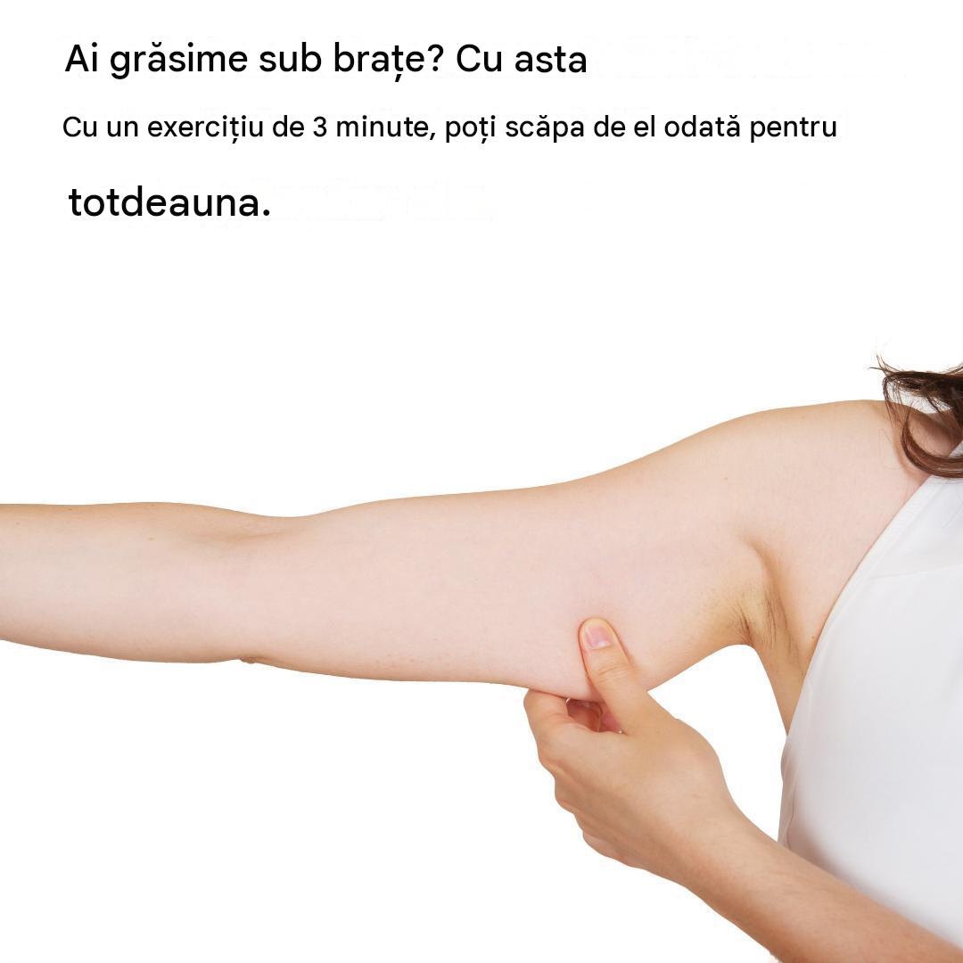 Ai grăsime sub brațe? Cu acest exercițiu de 3 minute, poți scăpa de ea odată pentru totdeauna.
