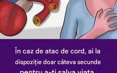 În cazul unui atac de cord, ai doar câteva secunde să-ți salvezi viața. Ce ar trebui să faci?