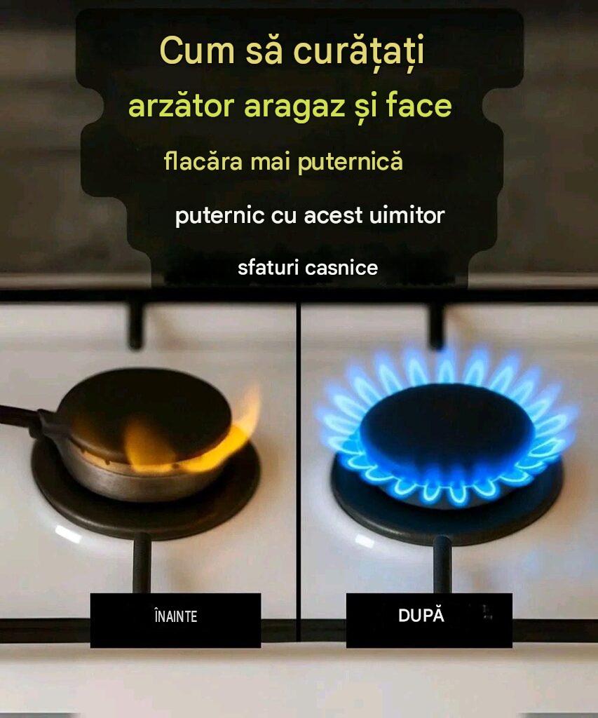 Cum să cureți duzele aragazului și să faci flacăra mai puternică cu acest remediu de casă