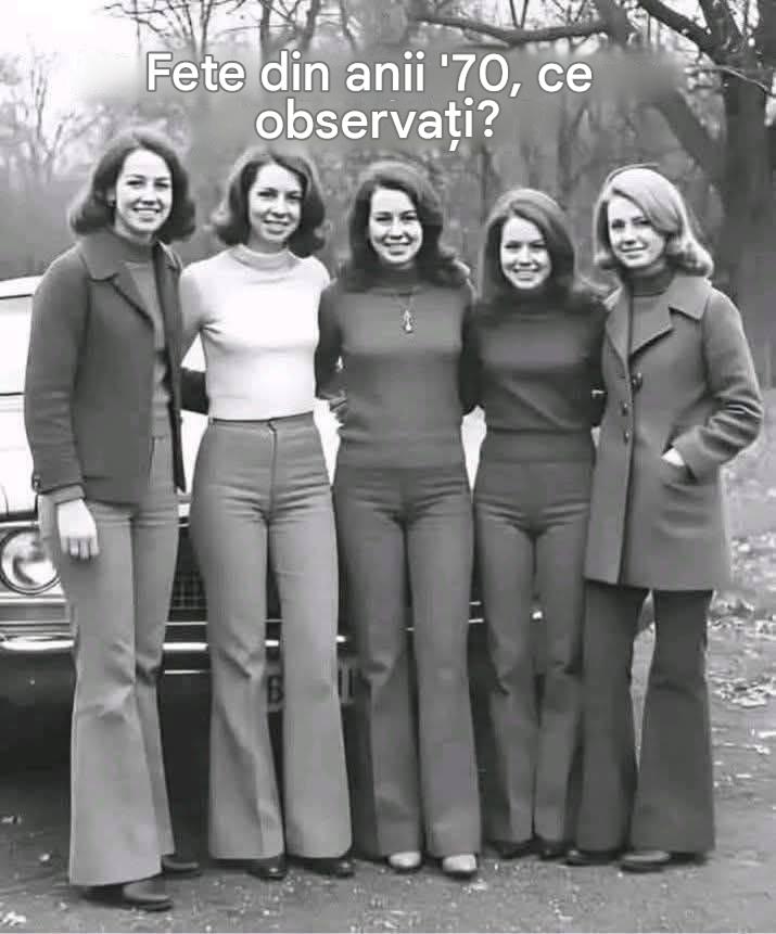 Fetele din anii ’70: ce detaliu îți atrage imediat atenția?