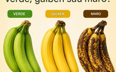 Verde, galbenă sau maro… Care banană este de fapt cea mai sănătoasă?  Aflați în comentariile de mai jos 👇