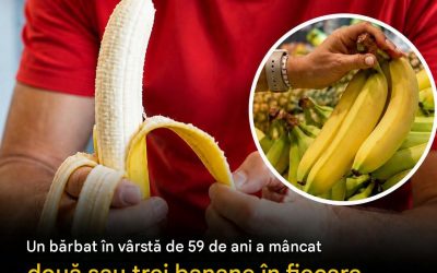 Mănâncă 2-3 banane în fiecare noapte timp de un an: iată ce s-a întâmplat în corpul lui