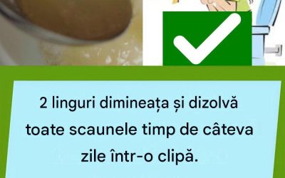 2 linguri din aceasta și vei observa rezultate incredibile pentru problemele tale digestive.
