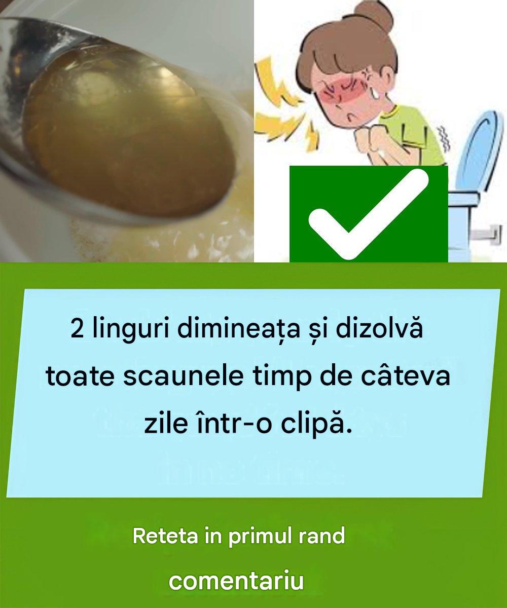 2 linguri din aceasta și vei observa rezultate incredibile pentru problemele tale digestive.