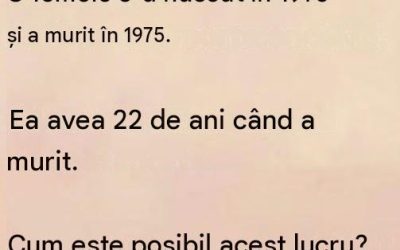 S-a născut și a murit în 1975, dar avea 22 de ani: enigma care îi face pe toți să o ia razna