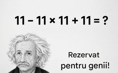 Doar geniile pot răspunde la asta. Descoperă răspunsul în primul comentariu.
