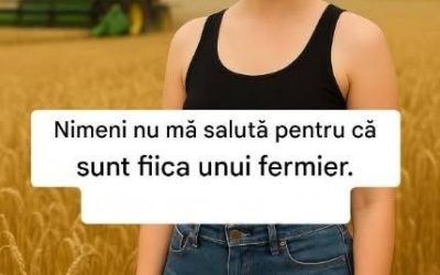 În zori, grâul se trezește înaintea orașului. În timp ce prima lumină bâjbâie cerul, tatăl meu pornește combina, iar eu îmi leg părul la spate. Praf pe blugi, speranță în piept. În oraș, unii privesc în altă parte. Noroi pe cizme, miros de motorină, numele de familie pe care toată lumea îl cunoaște – uneori înghite „salut”. Dar pământul m-a învățat să salut mai întâi. Îmi ridic capul, zâmbesc și spun oricum „salut”. Ei nu văd ce au învățat aceste mâini: să citească norii ca pe manuale, să facă o lecție dintr-un șurub rupt, să numere anotimpul după bătături. Nu aud matematica din rânduri, știința din sol, credința necesară pentru a aștepta ploaia. Dacă nimeni nu mă salută, grâul o face – se ondulează ca o mulțime. Sunt fiica unui fermier; acesta nu este un motiv să privesc în altă parte, ci să privesc mai atent. Dacă acest lucru rezonează cu tine, scrie un „salut” celor care îți cultivă mâncarea.