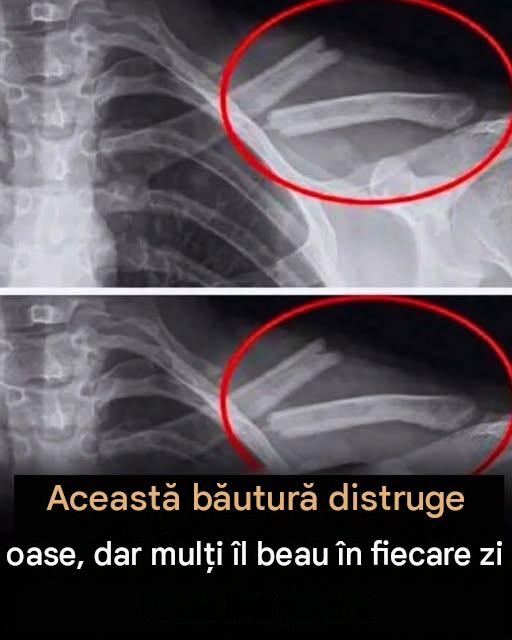 Băutura care distruge oasele din interior spre exterior și provoacă…  Detalii în primul comentariu