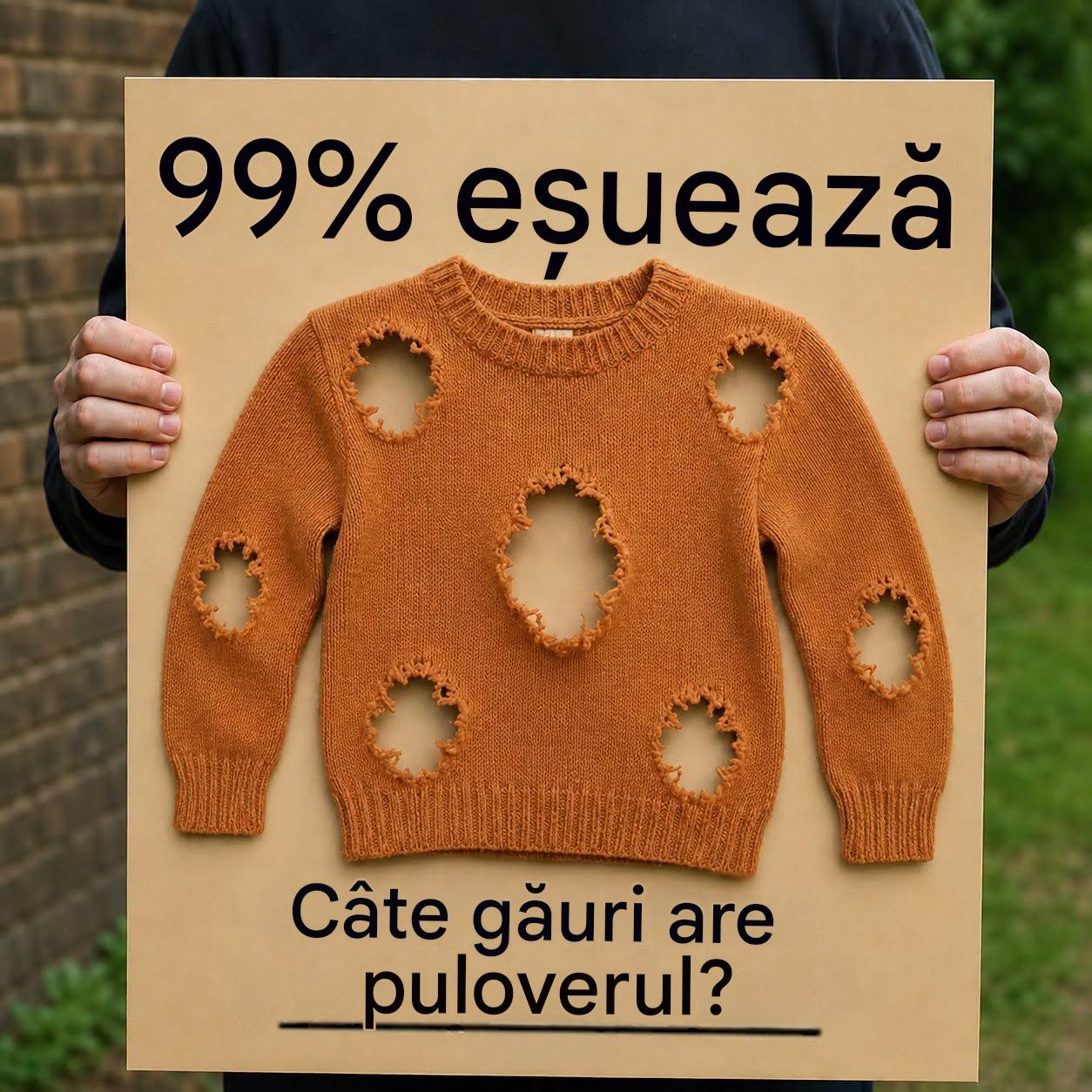 99% dintre oameni eșuează 🤔