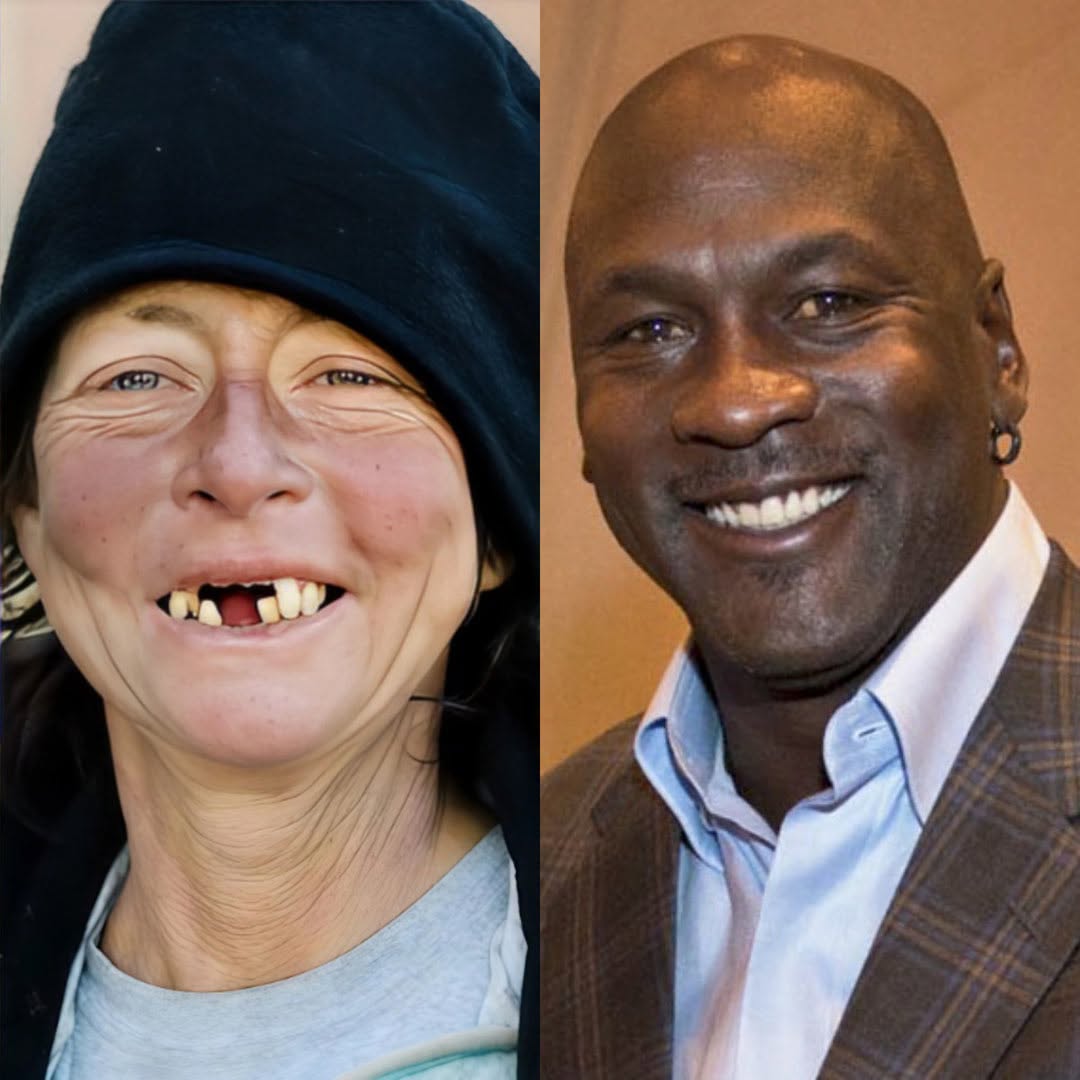 O femeie fără adăpost i-a cerut lui Michael Jordan un dolar într-o stație de autobuz aglomerată din Chicago.  Dar când în sfârșit s-a oprit să-i răspundă, toată lumea a rămas fără cuvinte.  „Domnule… vă rog. Doar un dolar.” Vocea ei tremurândă a străpuns vacarmul stației, ca un strigăt de ajutor. Stătea acolo, înfășurată în mai multe straturi de haine uzate, cu părul ascuns sub o pălărie veche și ponosită. Mâinile îi tremurau, nu de frig, ci de disperare. Michael Jordan s-a oprit brusc. Nu a clătinat doar din cap și nu a continuat să meargă. S-a oprit cu adevărat. În jurul lor, mulțimea a continuat să curgă: călători grăbiți, telefoane mobile sunând, miros de cafea și motorină plutind în aer. Apoi s-a întors spre ea. Nu era milă, nici supărare.  Era privirea cuiva care o vedea cu adevărat.  „Cum te numești?”, a întrebat el. Femeia a înlemnit. Nimeni nu a întrebat-o vreodată asta. Unii i-au aruncat o monedă fără un cuvânt.  Cei mai mulți se comportau ca și cum ea nu ar fi existat.  „Taylor… Taylor Winslow”, răspunse ea ezitant.  „De cât timp locuiți aici?” Felul în care îi pronunța numele, cu respect și demnitate, a mișcat-o profund.  „Opt luni… De când am pierdut totul.”  „Ce ați făcut înainte?” Și-a coborât ochii, copleșită de rușine.  „Am fost asistentă medicală. Timp de doisprezece ani, am lucrat la terapie intensivă. Mi-am dedicat viața salvării vieților altora.” Michael Jordan a rămas tăcut. În jurul lor, conversațiile s-au amuțit treptat.  Trecătorii au început să-și scoată telefoanele.  Se forma o mulțime.  „Ce s-a întâmplat?” întrebă el încet. Lacrimile i-au umplut ochii.  „Eu… m-am prăbușit. Am pierdut prea mulți pacienți în timpul pandemiei. Nu mi-am revenit niciodată.” Vocea i s-a frânt.  „Mi-am pierdut slujba… apoi apartamentul… și apoi… m-am pierdut pe mine.” Michael Jordan a făcut apoi un pas spre ea…  👇 Restul acestei povești este în primul comentariu