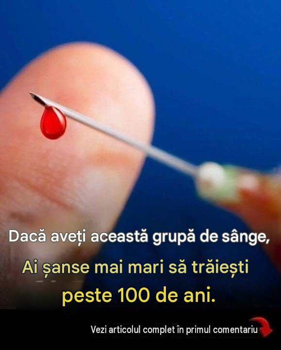 Studiile arată că persoanele cu această grupă sanguină au o probabilitate mai mare de a trăi până la 100 de ani.